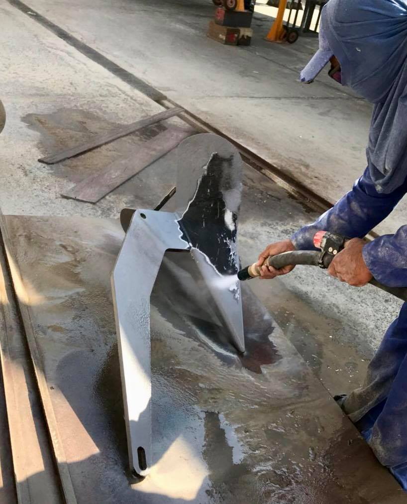 Be Blasted marine dustless blasting project 2