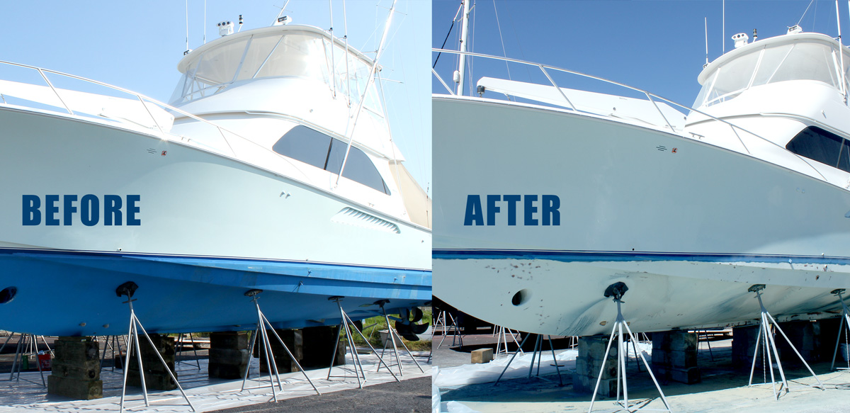 Be Blasted marine dustless blasting project 8