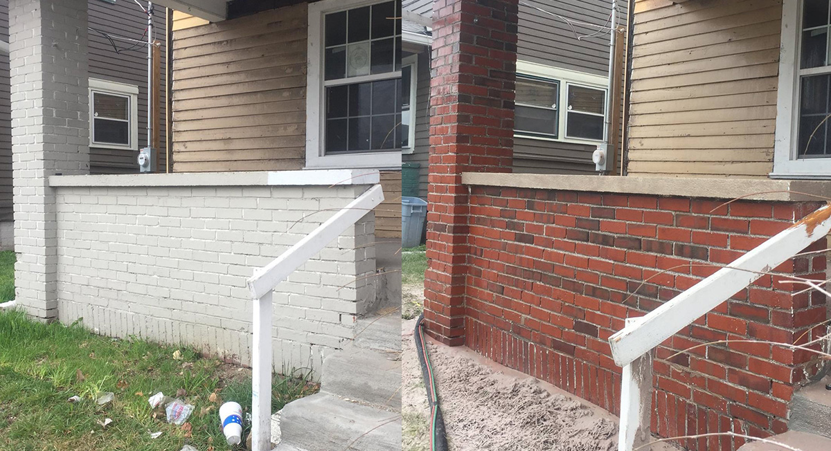 Be Blasted residential dustless blasting project 5